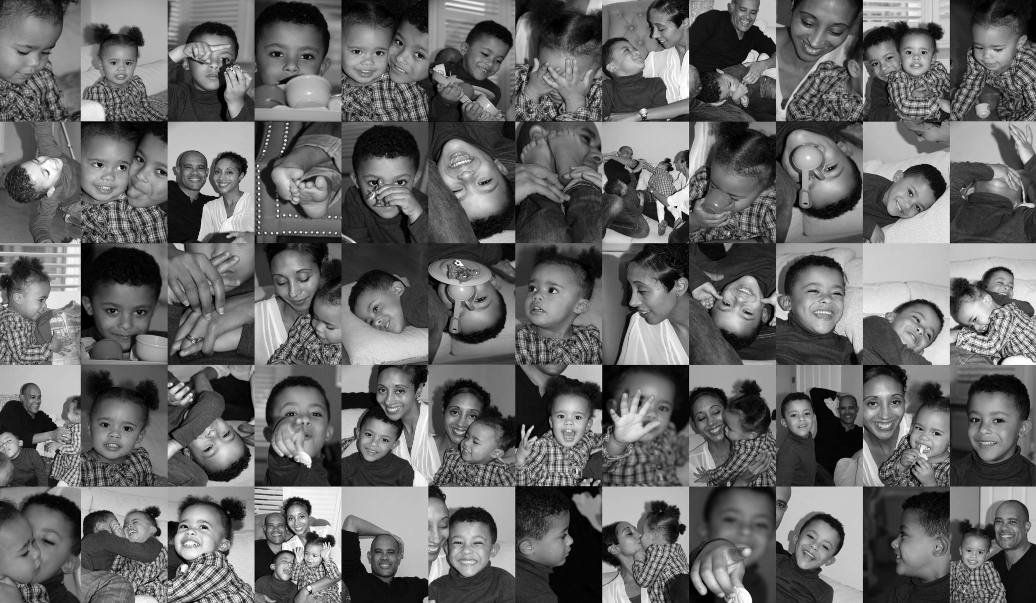 montage commission, family photography, black and white photography, fun photography,