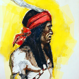 painting of native indian